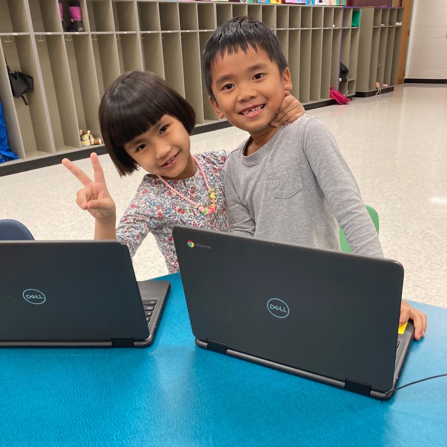 kids and laptops